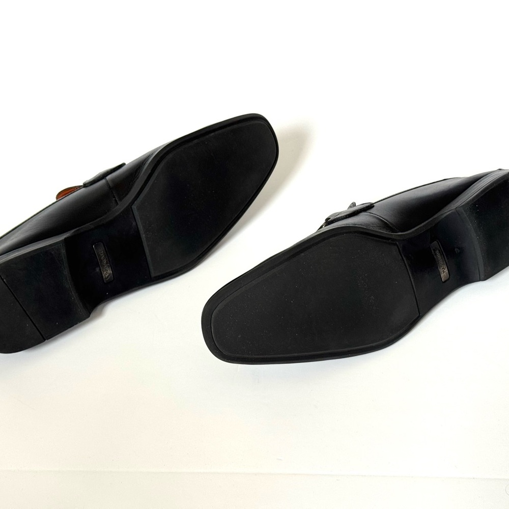 Magnanni Tazon Men’s Bit Loafers in Sleek Black - Picture 3 of 7